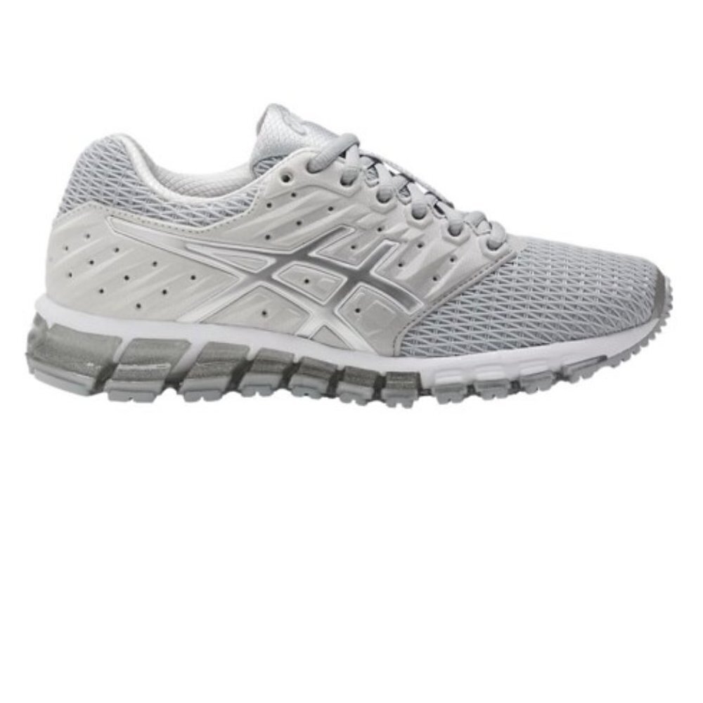 Asics Gel Quantum 180 T6G7N Gray Running Sneakers Shoes Lace Up Shoes
